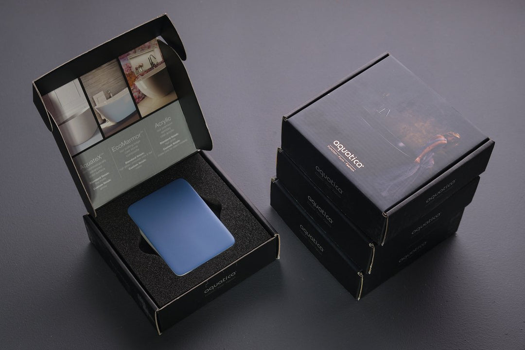 Aquatica AquateX Wht-Distant Blue Material Sample