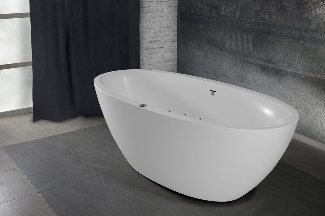 Sensuality Mini Relax Freestanding Solid Surface Bathtub