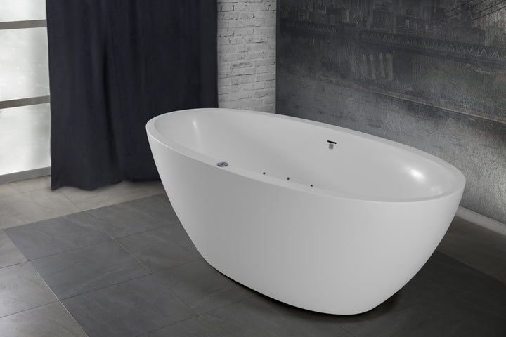 Sensuality Mini Relax Freestanding Solid Surface Bathtub