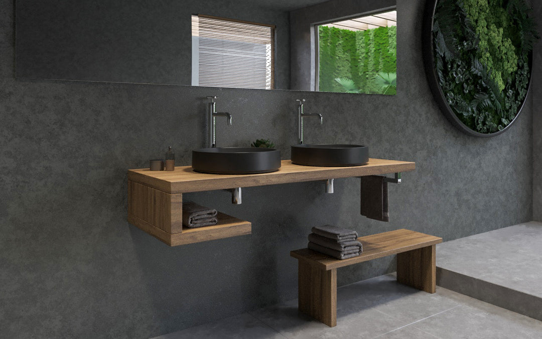 Solace-A Plus Black Round Vessel Sink