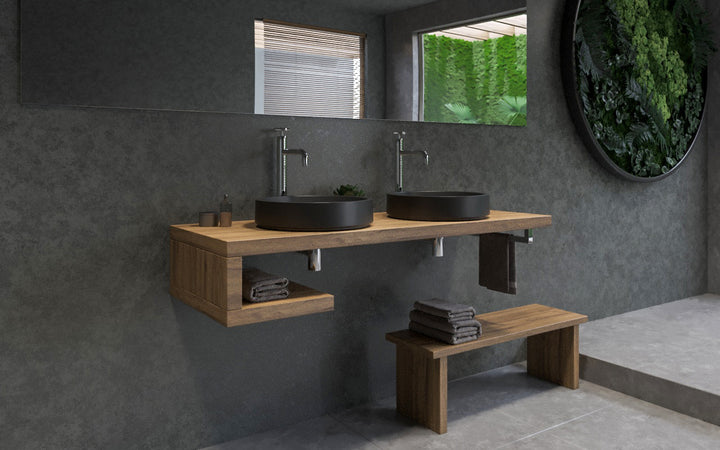 Solace-A Plus Black Round Vessel Sink