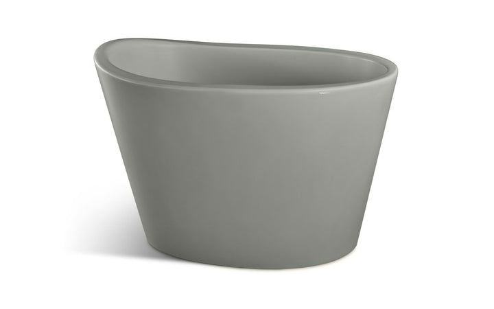True Ofuro Concrete Freestanding Solid Surface Bathtub