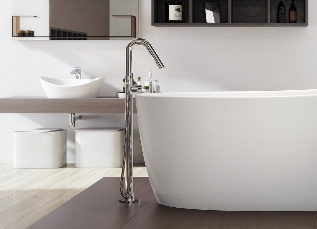 Emmanuelle 2 Freestanding Solid Surface Bathtub