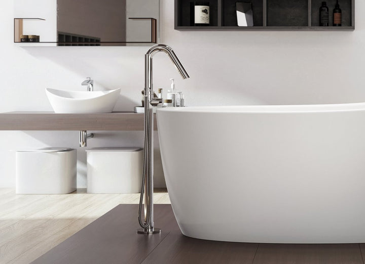 Emmanuelle 2 Freestanding Solid Surface Bathtub