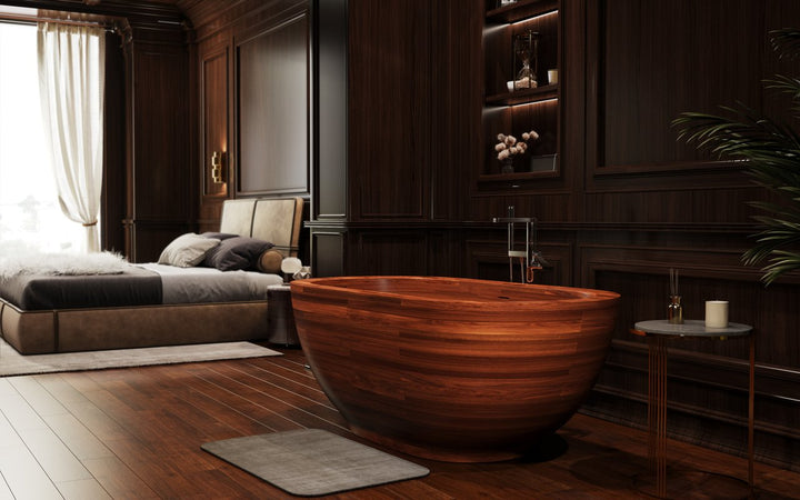 Karolina 2 Freestanding Wooden Bathtub