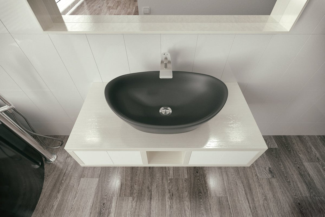 Luna Black Vessel Sink