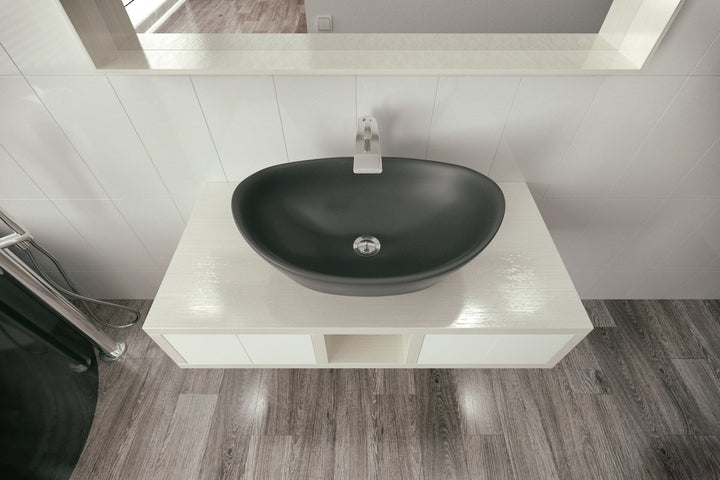 Luna Black Vessel Sink