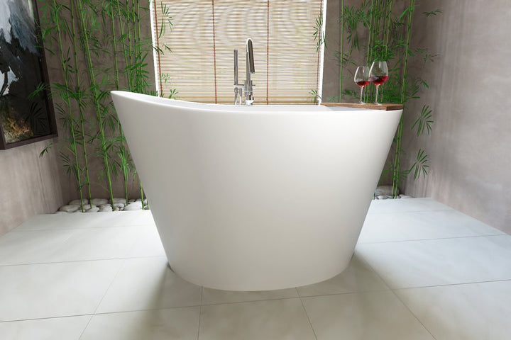 True Ofuro Freestanding Solid Surface Bathtub