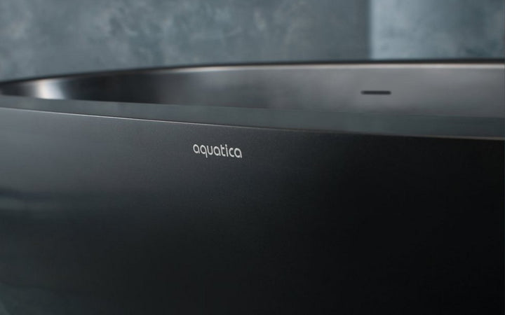 Karolina 2 Black Freestanding Solid Surface Bathtub