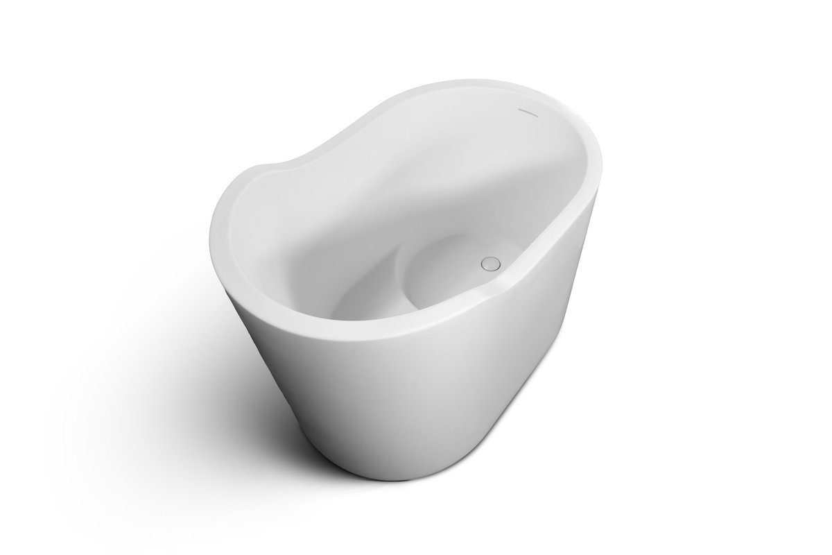 Shop the Aquatica True Ofuro, a white freestanding ofuro soaking