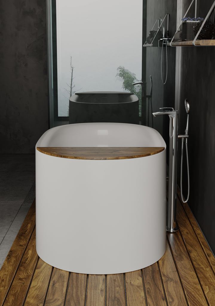 Sophia Freestanding Solid Surface Bathtub