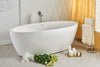 Aquatica Sensuality 70" Matte White Freestanding Solid Surface Bathtub