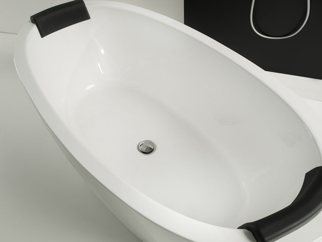 Comfort Black Bath Headrest