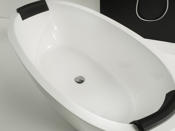 Comfort Black Bath Headrest