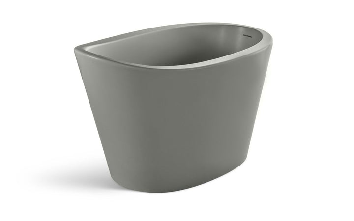 True Ofuro Concrete Freestanding Solid Surface Bathtub