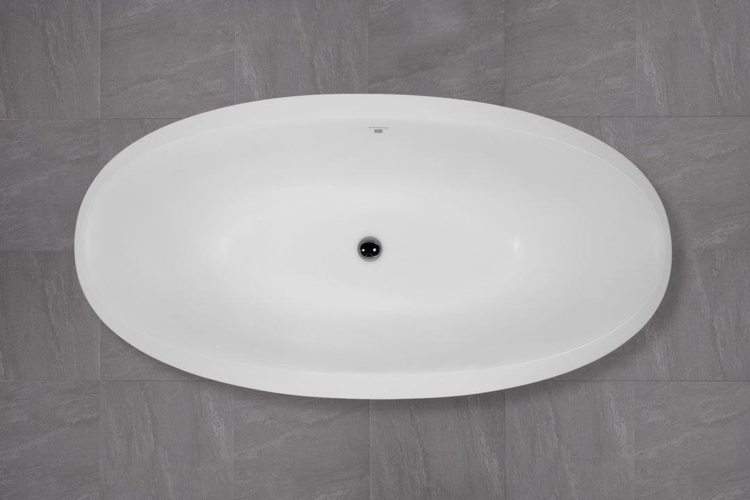 Sensuality Mini Freestanding Solid Surface Bathtub