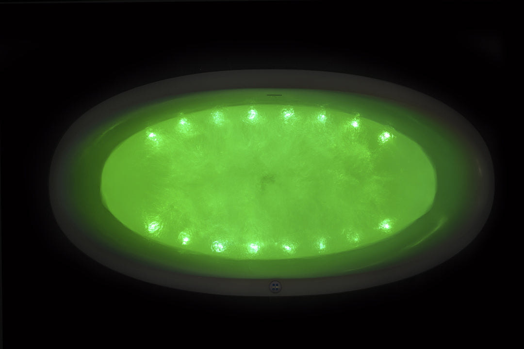 Sensuality Mini Black-White Relax Freestanding Solid Surface Bathtub