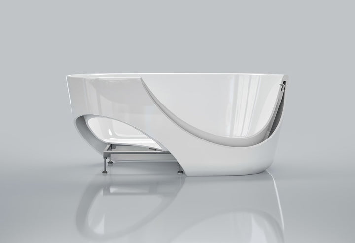 True Ofuro Mini Freestanding Solid Surface Bathtub
