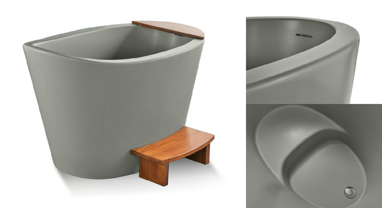 Get Solid Surface Bathtubs With The Look Of Concrete